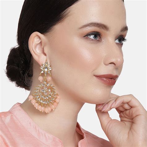 Details more than 77 peach pearl earrings best - 3tdesign.edu.vn