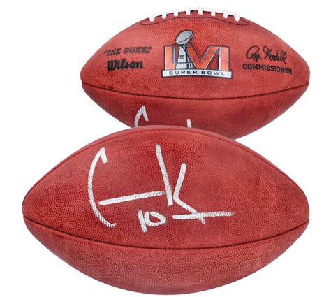 Cooper Kupp Signed "The Duke" Super Bowl LVI Logo NFL Official Game ...