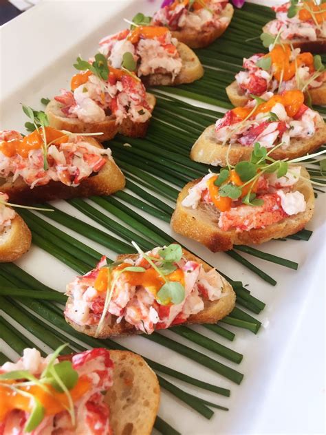 Lobster appetizer Lobster Appetizers, Anthon, Bruschetta, Ethnic ...