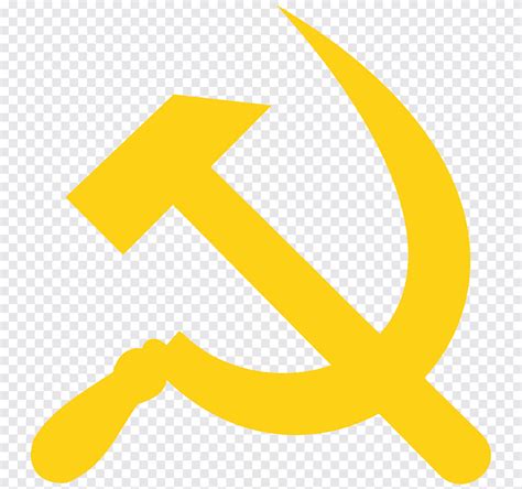 Soviet Union Hammer and sickle Communist symbolism Russian Revolution, soviet union, angle, flag ...