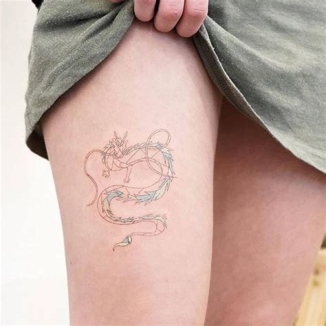 Spirited Away Dragon Tattoo by @zada_hk - Tattoogrid.net