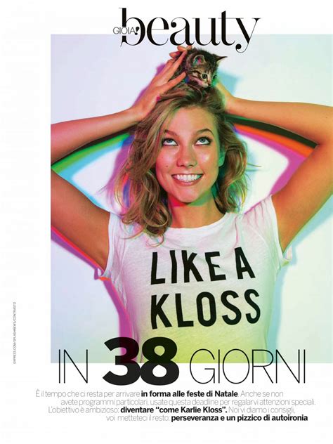 KARLIE KLOSS in Gioia Magazine, November 2016 – HawtCelebs