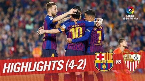 Barcelona vs Sevilla | Highlights & Goals 2019 - YouTube