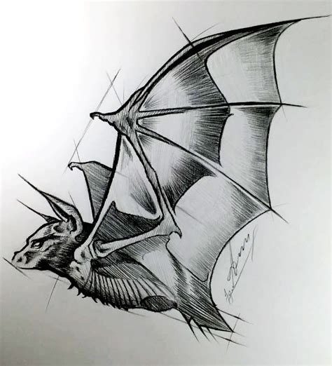 Flying Bat | Bat art, Dark art drawings, Vampire drawings