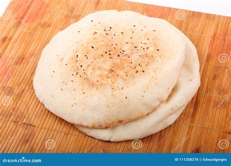 Syrian bread stock photo. Image of grain, baker, dough - 111208378