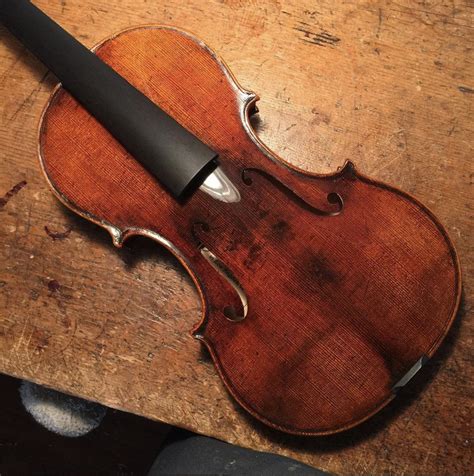 In just a few hours, my latest Guarneri-model violin will be singing ...