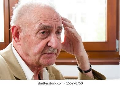 Sad Lonely Old Man Sitting Stock Photo 155978750 | Shutterstock