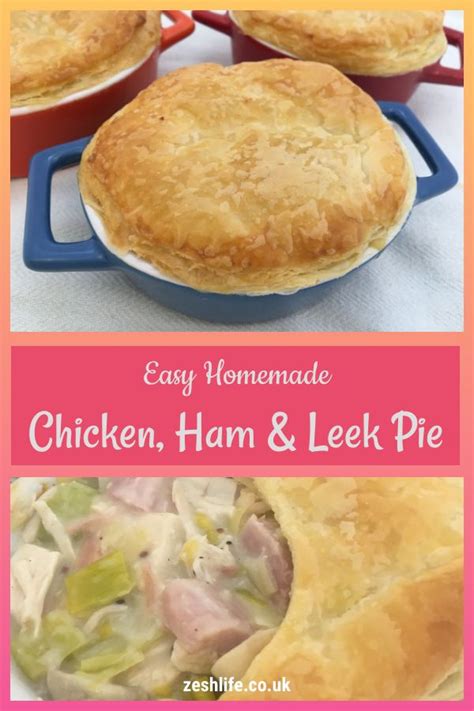 Chicken, Ham & Leek Pie
