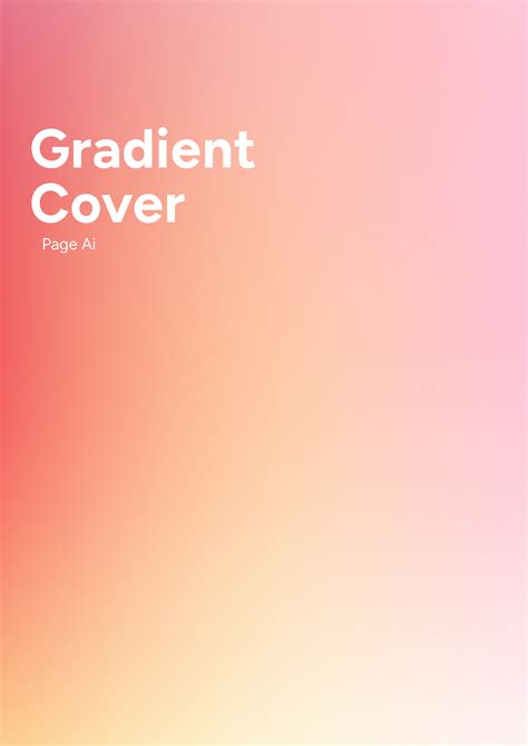 Gradient Cover Page AI Template - Edit Online & Download Example | Template.net