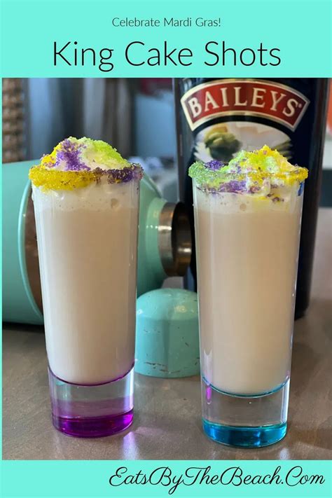 King Cake Shots | Recipe | Mardi gras food, Mardi gras desserts, Mardi ...