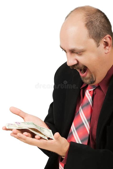 Lucky winner with winnings stock photo. Image of businessman - 14806104