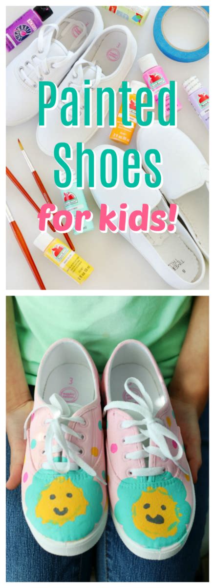 DIY Painted Shoes For Kids With Acrylic or Fabric Paint - Gluesticks Blog