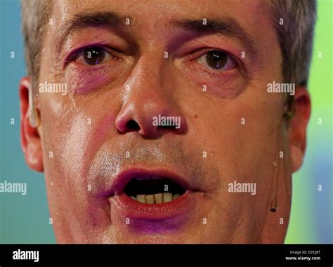 Ukip leader Nigel Farage delivers his key note speech during the Ukip ...