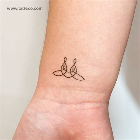 Small Family Unity Symbol Temporary Tattoo - Set of 3 – Tatteco