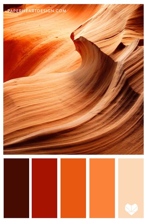 Canyon Color Palette - Orange Color Scheme | Orange color schemes, Orange color palettes, Orange ...