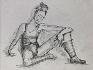 Zoom #lifedrawing #figuredrawing with costumed models. #pe… | Flickr