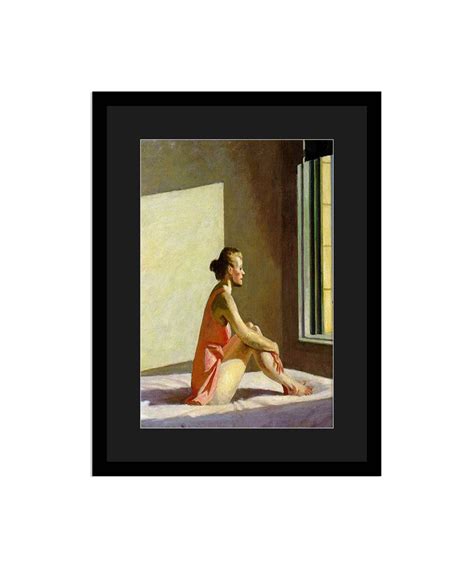 EDWARD HOPPER Morning Sun Framed Photo Print | Etsy