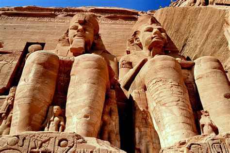 Giant Statues of Pharaoh Ramesses II at Temple of Ramesses in Abu Simbel, Egypt - Encircle Photos
