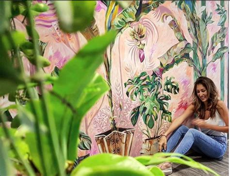 LOOK: Solenn Heussaff showcases first mural painting | Inquirer ...