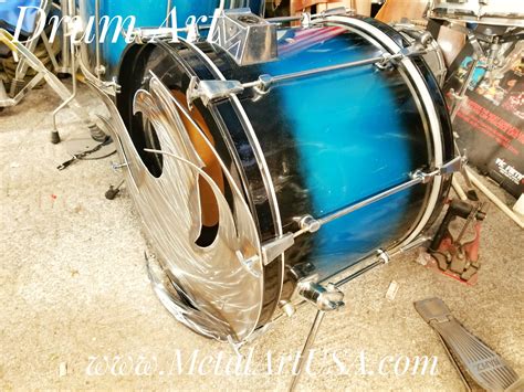 [Drum Set Metal Art]