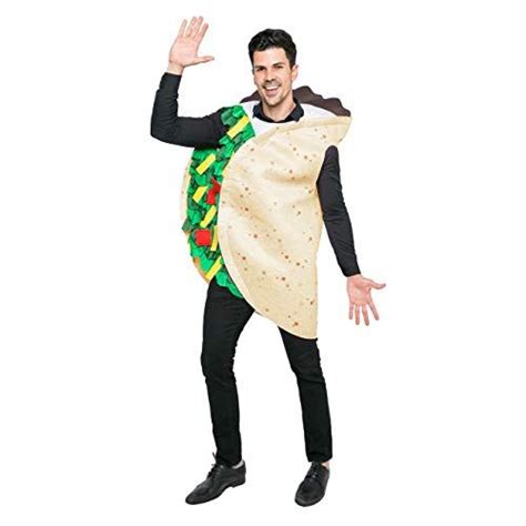 Spooktacular Creations Taco Costume Adult (Standard) Best Halloween Costumes & Dresses USA Cop ...