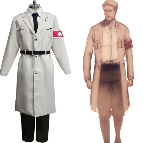 Attack on Titan Shingeki no Kyojin S4 Marley Army White Uniform ...