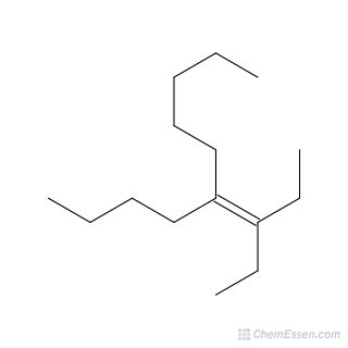 5-(pentan-3-ylidene)decane Structure - C15H30 - Over 100 million chemical compounds | CCDDS