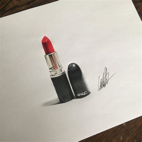 Lipstick drawing by clarke-art on DeviantArt