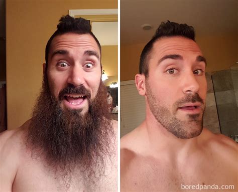 10+ Men Before & After Shaving That You Won’t Believe Are The Same Person | Bored Panda