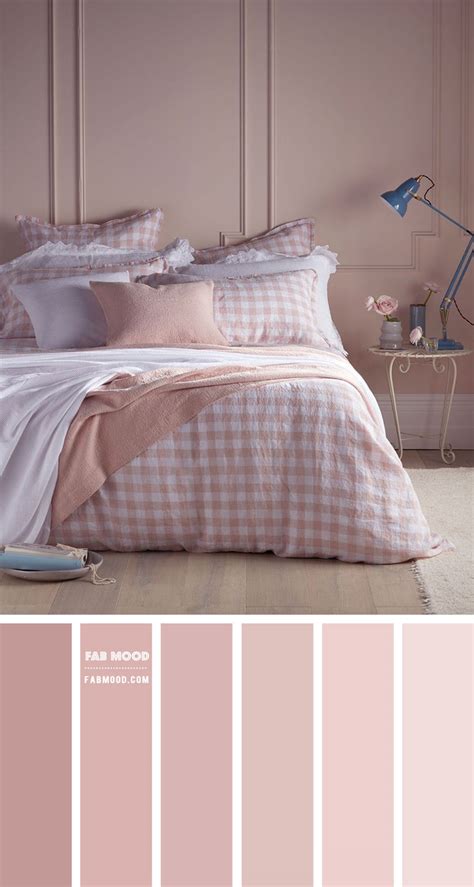 Gingham and Rose Pink Bedroom | Dusty Pink Bedroom