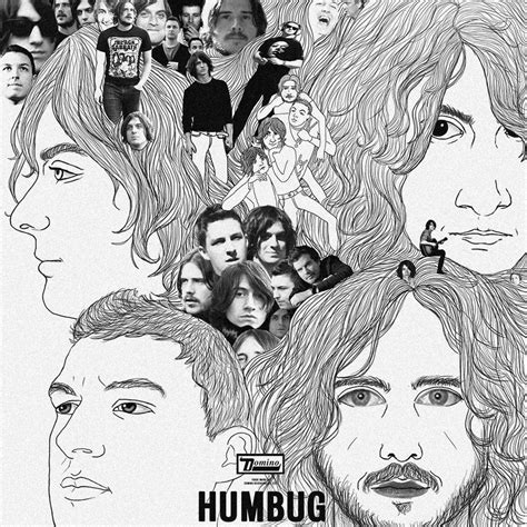 Humbug Album cover in the style of The Beatles Revolver : arcticmonkeys