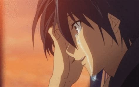 anime guy crying gif - Carroll Rodamis