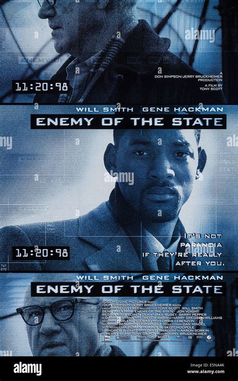 Will smith gene hackman enemy hi-res stock photography and images - Alamy