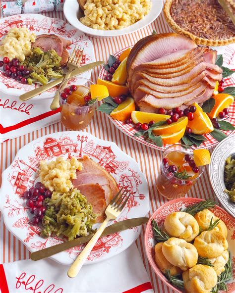 Christmas Ham Dinner Menu Ideas 2023 Latest Perfect Popular Incredible | Christmas Greetings ...