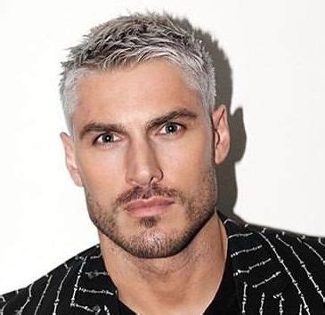 Grey Hair Fade, Grey Hair Men, Men Hair Color, Short Grey Hair, Short ...