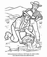 Printable Coloring Page Of A Gold Miner  Home sketch template