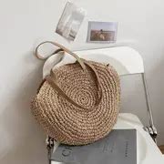 Women's Straw Tote Bag For Travel, Stylish Shoulder Bag, Large Capacity ...