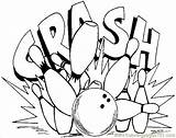 Bowling Coloring Pages  Kidsuki sketch template