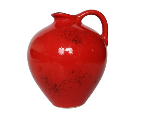 Small Ceramic Vase in Red - Etsy