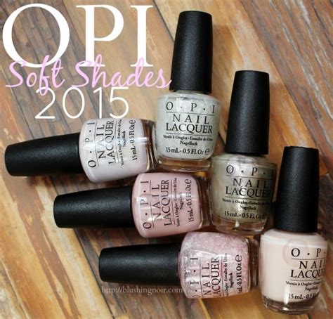 OPI 2015 SoftShades Nail Polish Collection Swatches