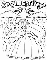 Spring Rain Coloring Pages At GetColoringscom  Free Printable sketch template