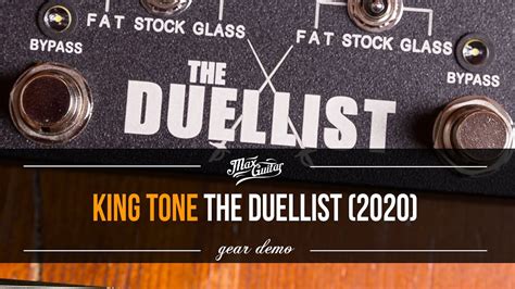 The new 2020 pedalboard friendly KING TONE DUELLIST! - YouTube