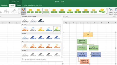 Comment faire un organigramme sur Excel | Lucidchart