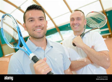 two tennis players Stock Photo - Alamy