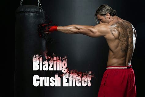 Blazing Crush Photoshop Dispersion Effect