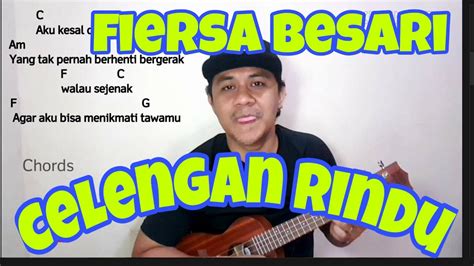 CELENGAN RINDU - FIERSA BESARI tutorial ukulele - YouTube