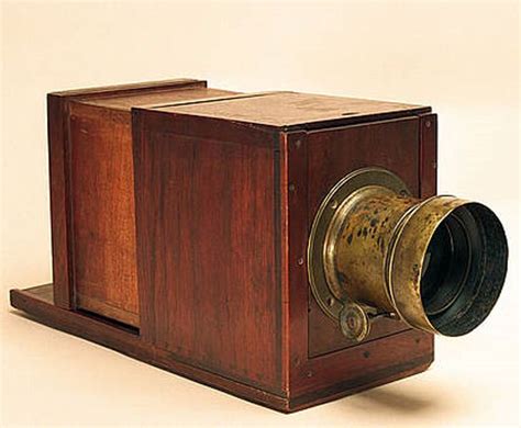 This sliding box, daguerreotype camera is probably the oldest camera ...