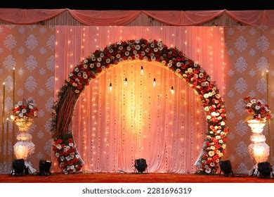 Indian Wedding Stage Design Photos and Images & Pictures | Shutterstock