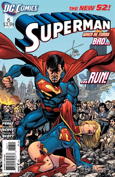 COMICS: "Superman" Runs Amok In Metroplis Fighting Supergirl In SUPERMAN #6