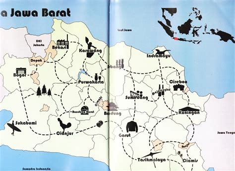 Peta Wisata Jawa Barat – Tempat Wisata Indonesia